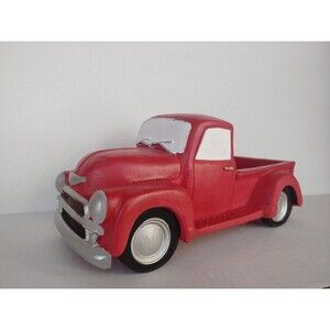 Vintage Red Truck Rustic Pickup Truck Antique Red 1930s Chevy Pickup Farm Truck